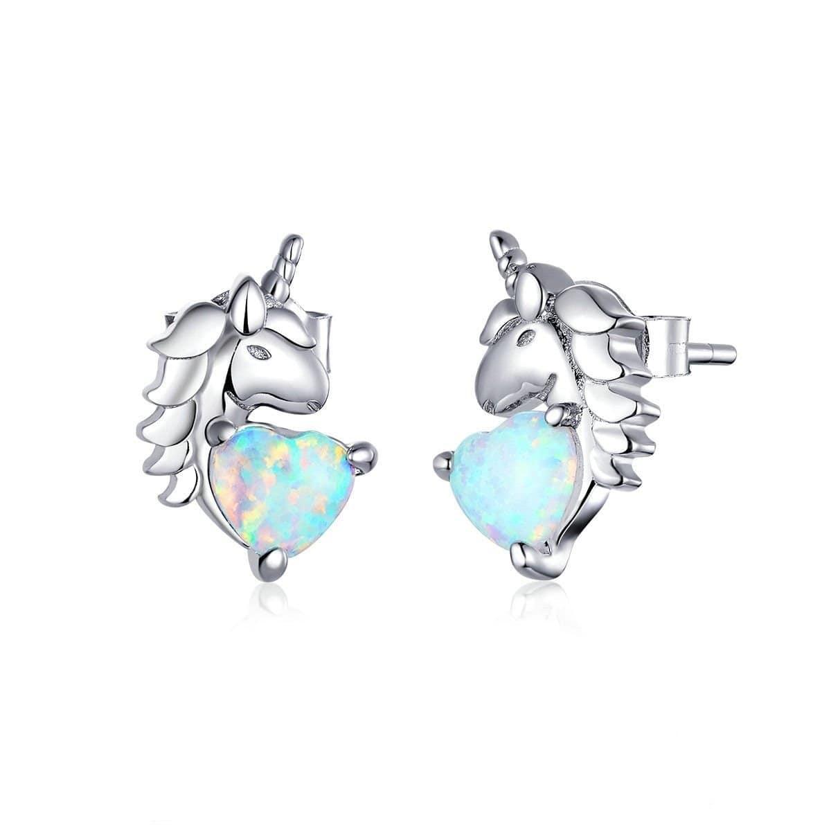 Boucles d Oreilles Licorne<br> Fillette - Une Licorne
