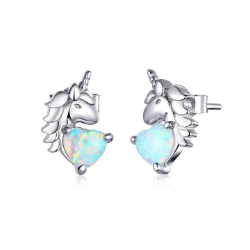 Boucles d Oreilles Licorne Fillette