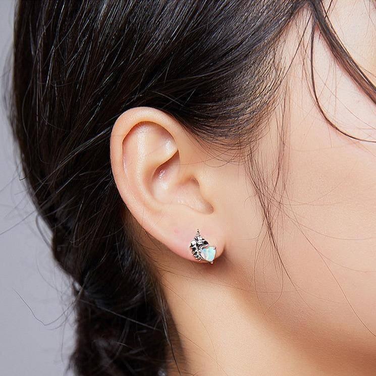 Boucles d Oreilles Licorne<br> Fillette - Une Licorne