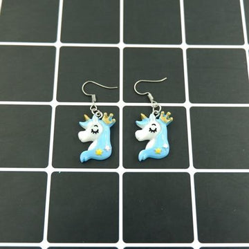 Boucles d'Oreilles Licorne<br> Princesse