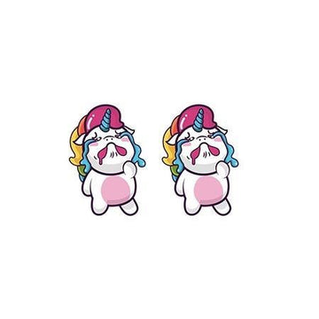 Boucles d'Oreilles Licorne<br> Qui Pleure