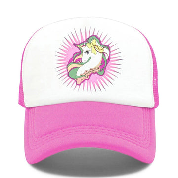 Casquette Licorne Rose