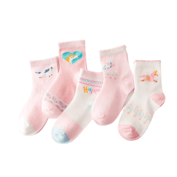 Chaussettes Licorne Bébé (5 paires)