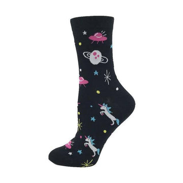 Chaussettes Licorne Femme Noires