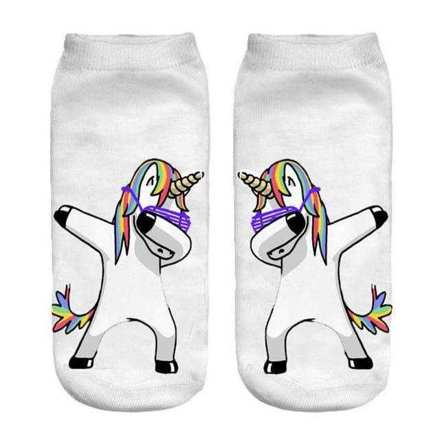 Chaussettes Licorne qui Dab - Une Licorne