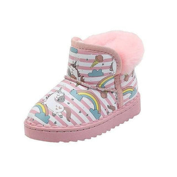 Chaussons boots licorne