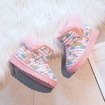Chaussons boots licorne