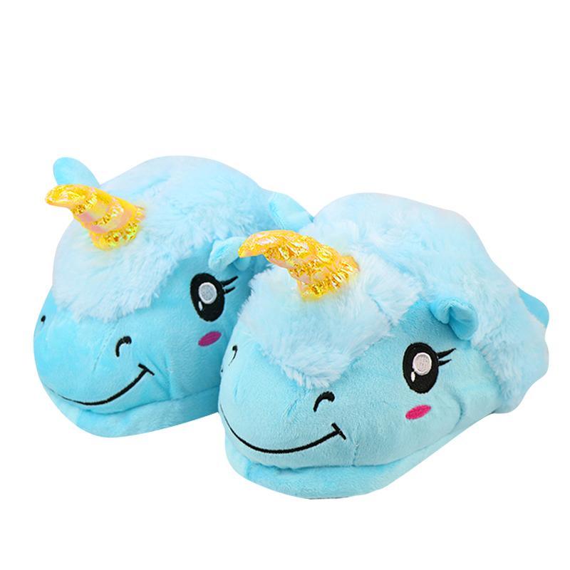 Chaussons Licorne Bleus - Une Licorne