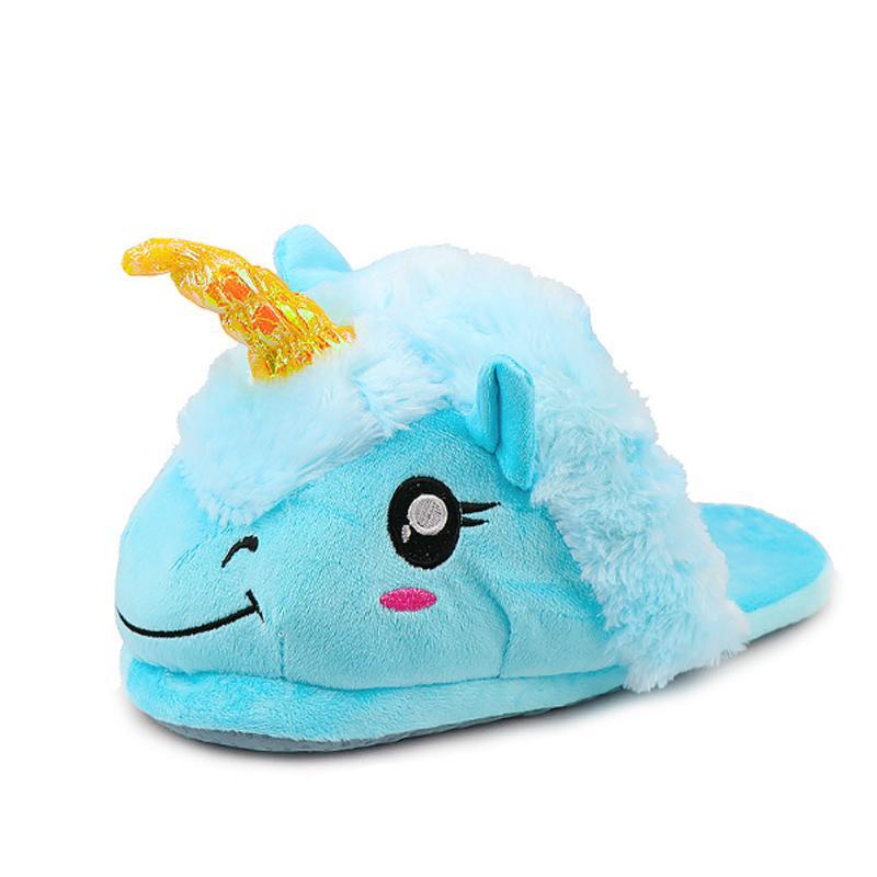Chaussons Licorne Bleus - Une Licorne