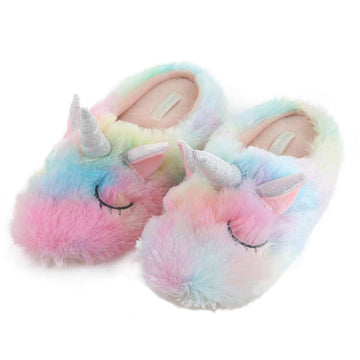 Chaussons Licorne Multicolores