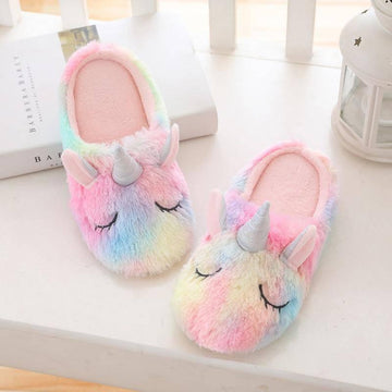 Chaussons Licorne Multicolores