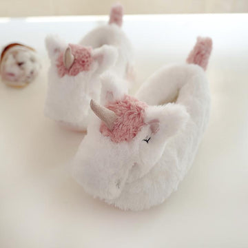 Chaussons Licorne Peluche