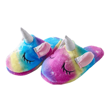 Chaussons Licorne Violet