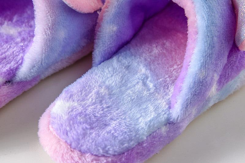 Chaussons Licorne Violet - Licorne