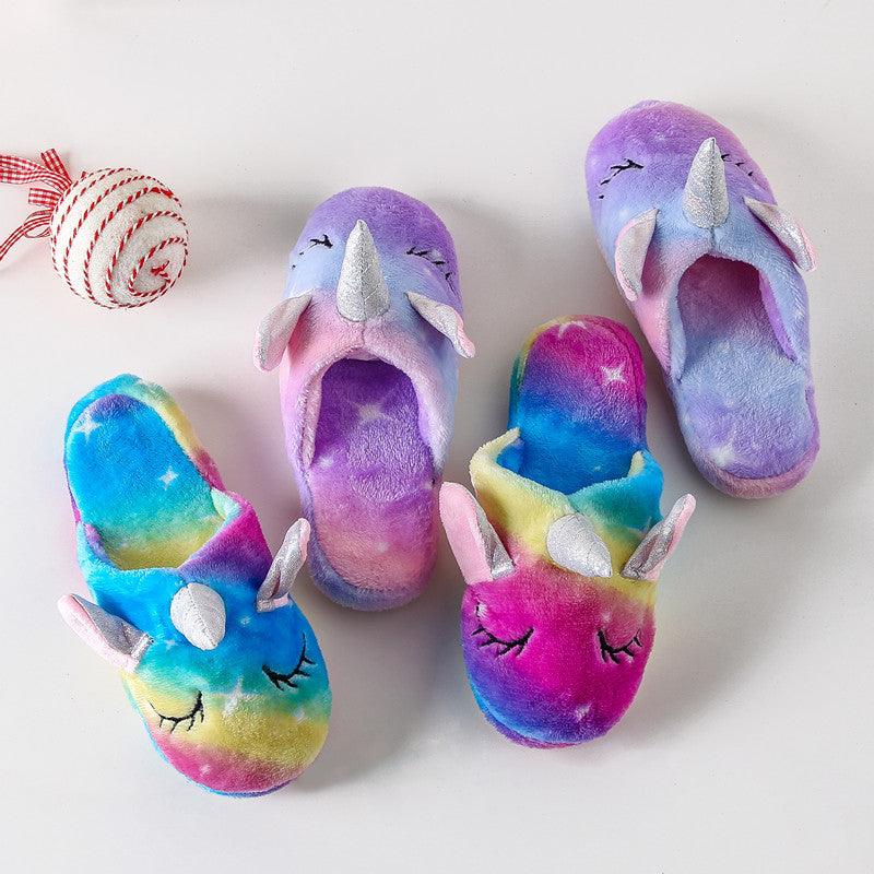 Chaussons Licorne Violet - Licorne