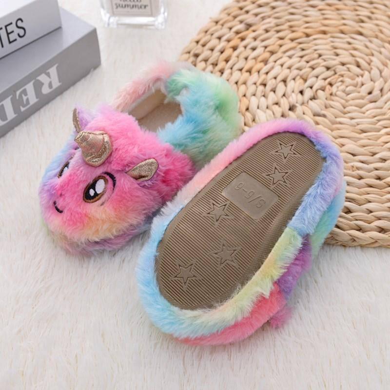Chaussons Tête de Licorne - Une Licorne