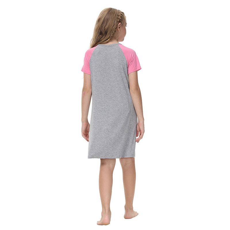 Chemise de nuit ample licorne