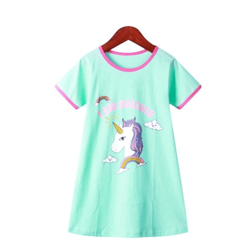 Chemise de Nuit Licorne Mère/Fille