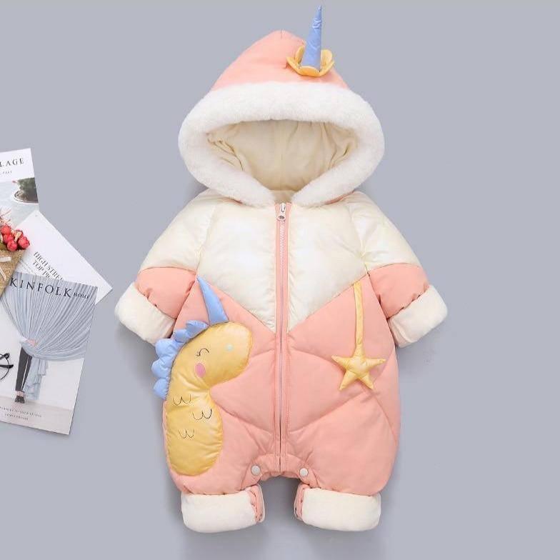 Combinaison Licorne Chaude pour Bébé - Une Licorne