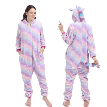 Combinaison licorne mauve