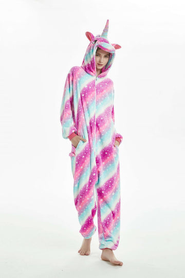 Combinaison licorne multicolore