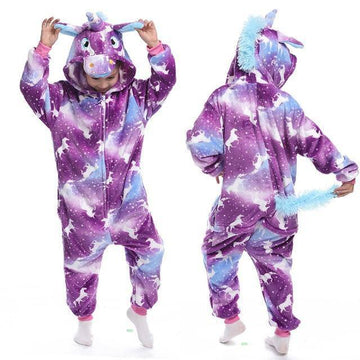 Combinaison licorne peluche