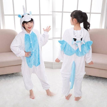 Combinaison licorne polaire fille