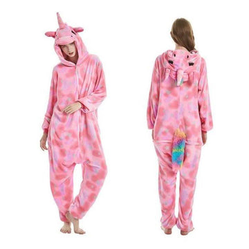 Combinaison licorne rose femme