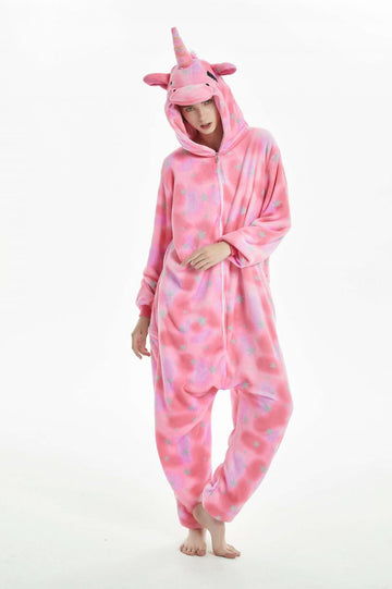 Combinaison licorne rose femme