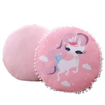 Coussin Licorne Rond