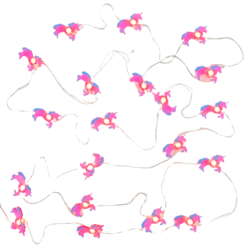 Décoration licorne guirlande lumineuse