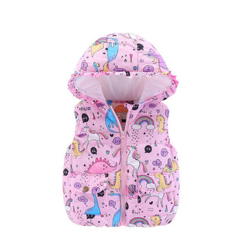 Doudoune licorne sans manches