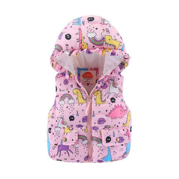 Doudoune licorne sans manches
