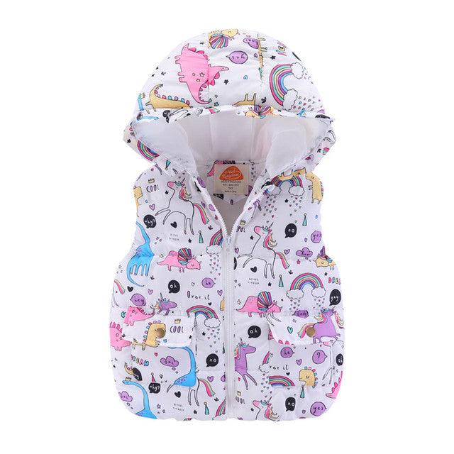 Doudoune licorne sans manches - Licorne