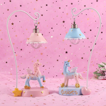 Lampe licorne à décorer