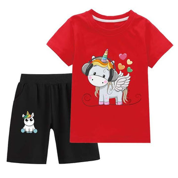Ensemble licorne été enfants