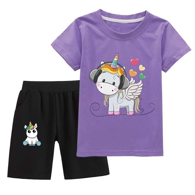 Ensemble Licorne Eté Enfants - Licorne