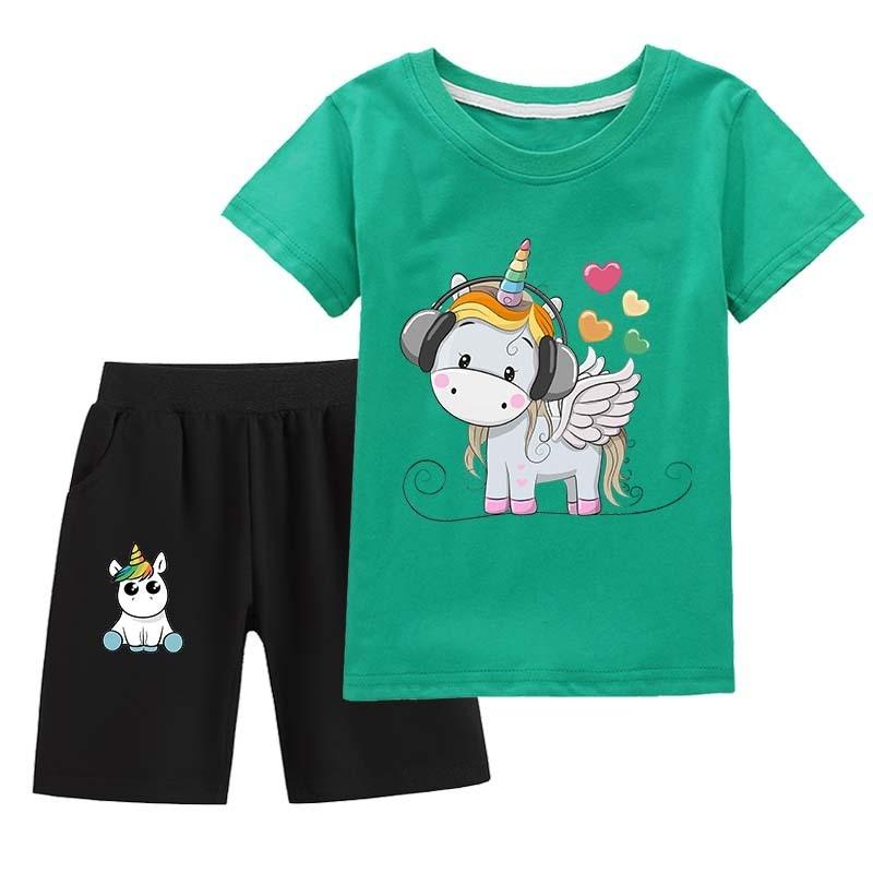 Ensemble Licorne Eté Enfants - Licorne