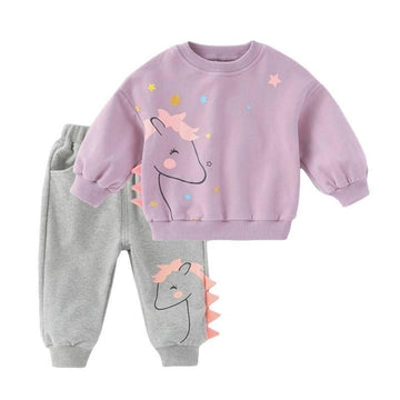 Ensemble survêtement licorne kawaii