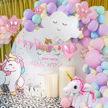 Guirlande ballons décoration licorne