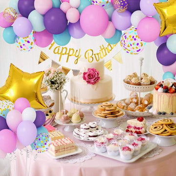 Guirlande ballons licorne étoiles