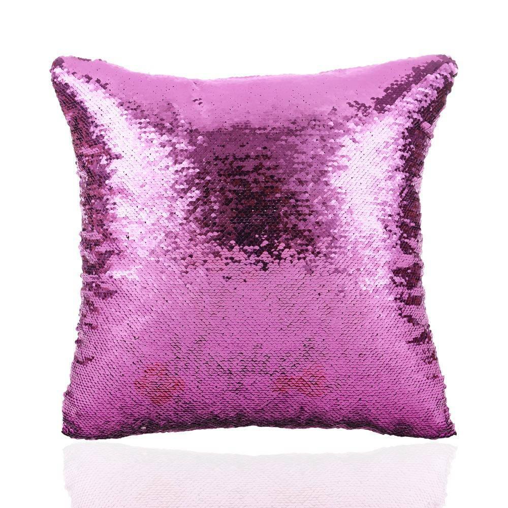 Housse de Coussin Licorne<br> Paillette - Une Licorne
