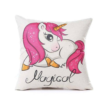 Housse de Coussin<br> Licorne Magique