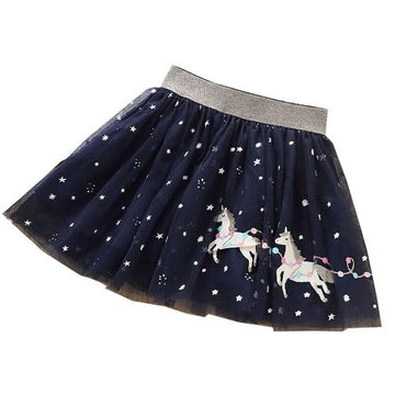Jupe Licorne Etoilée En Tulle Pour Fille