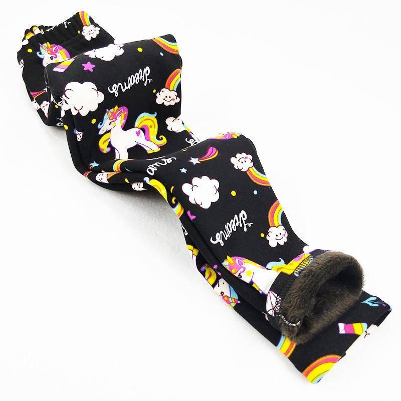 Legging Licorne Fille Chaud - Une Licorne