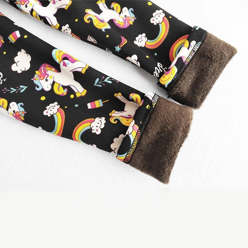 Legging Licorne Fille Chaud - Une Licorne