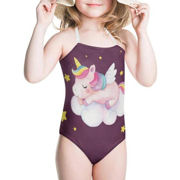 Maillot de bain enfant kawaï licorne