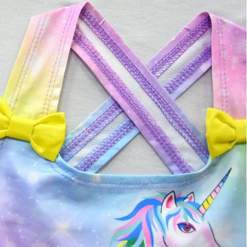 Maillot de bain licorne avec noeuds