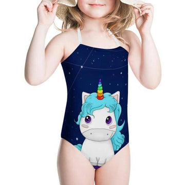 Maillot de bain licorne ciel étoilé