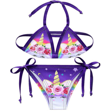 Maillot de bain licorne deux-pièces